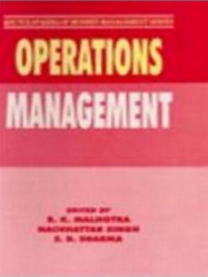 cover image of Operations Management